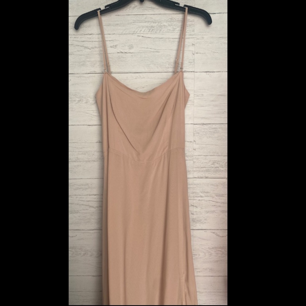 🌟NEW Reformation Ingrid maxi dress pale pink size 8